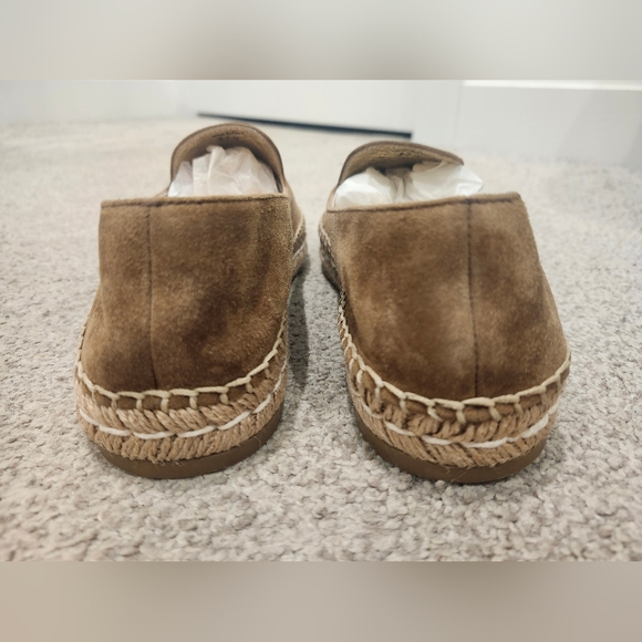 Prada Pointed Toe Suede Slip on Shoes Espadrilles 37.5 Made in Italy Luxury - Picture 8 of 10
